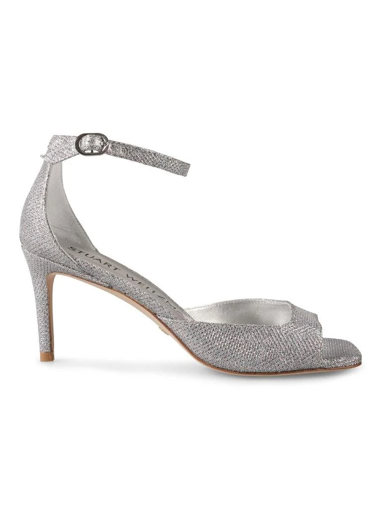 Stuart Weitzman Stuart Weitzman Nudisty 75 Sandal Silver 1