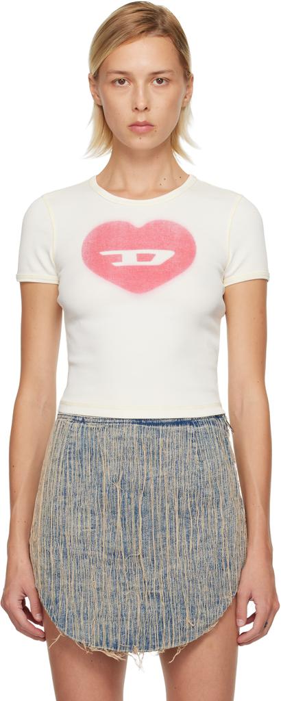 Diesel Diesel `T-Angie` T-Shirt With `Peekaboo` Logo - T-Shirts