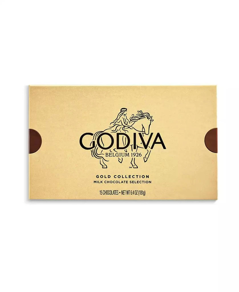 Godiva Assorted Milk Chocolate Gold Gift Box, 15 Pieces 3