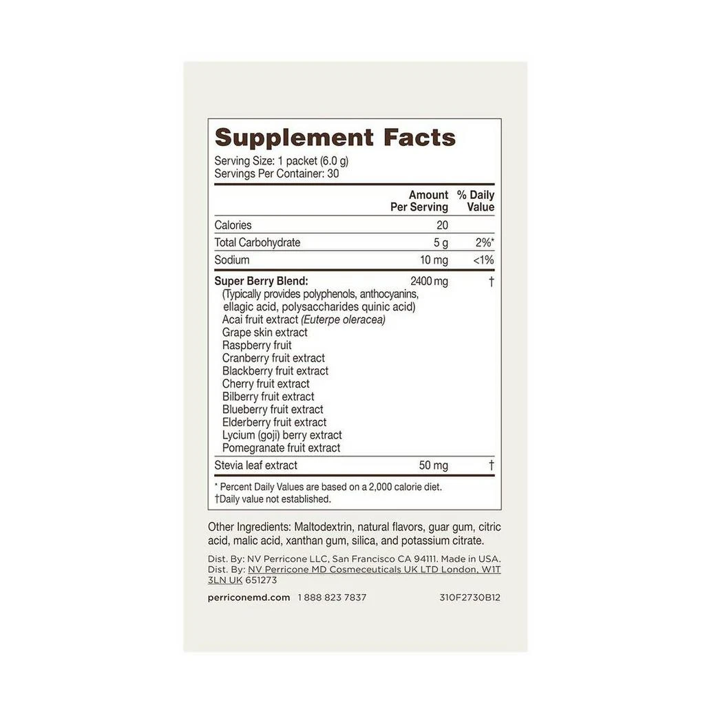 Perricone MD Super Berry Supplement Powder Duo 2