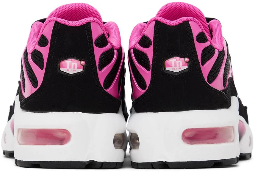 NIKE Kids Black & Pink Air Max Plus Big Kids Sneakers 2