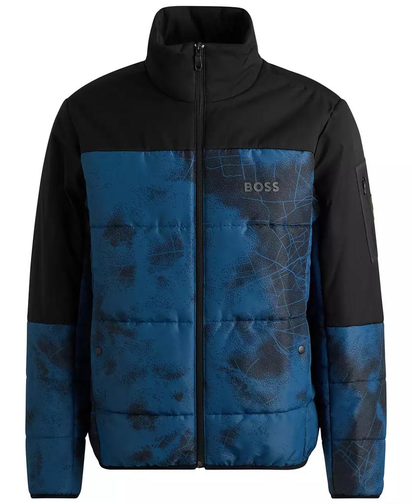 Hugo Boss Men's Logo Water-Repellent Puffer Jacket