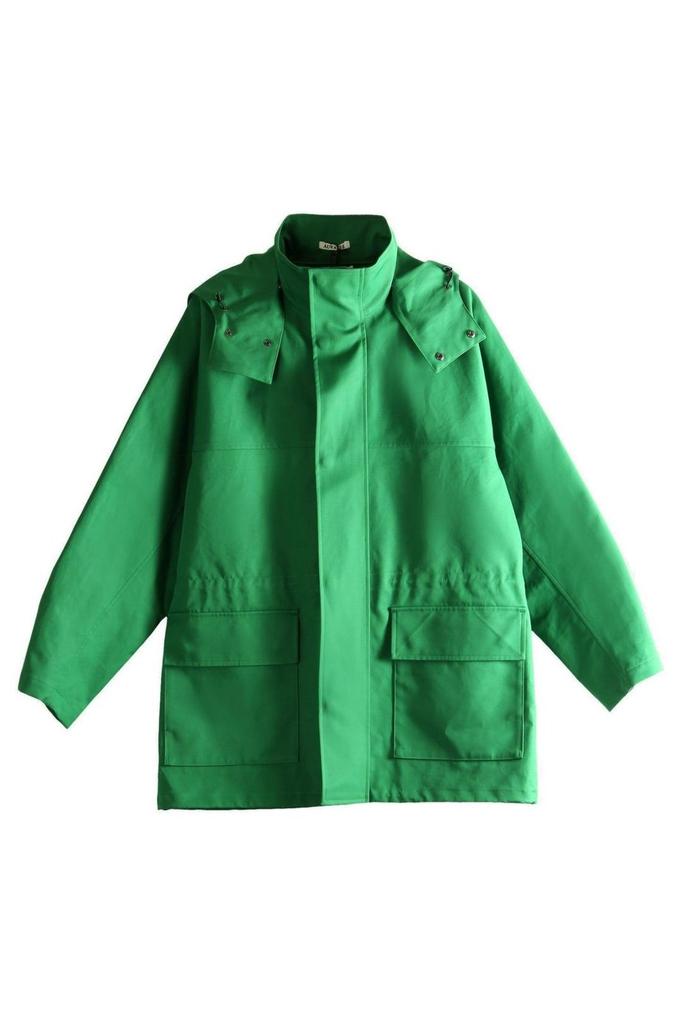 Navy Sponge Wool Melton Short Jacket – On Sale Now with Up to 71