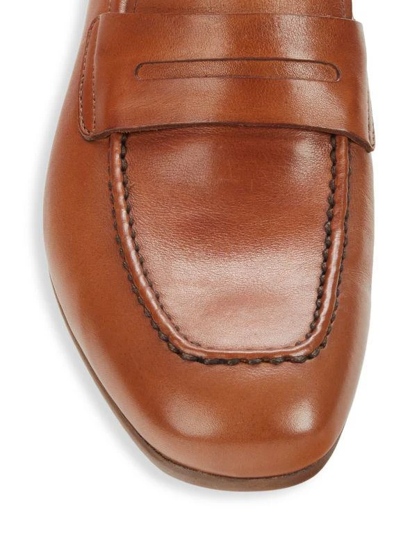 Salvatore Ferragamo Leather Penny Loafers 5