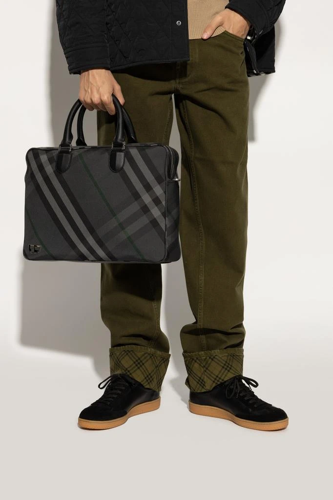 Burberry Briefcase with shoulder strap 2