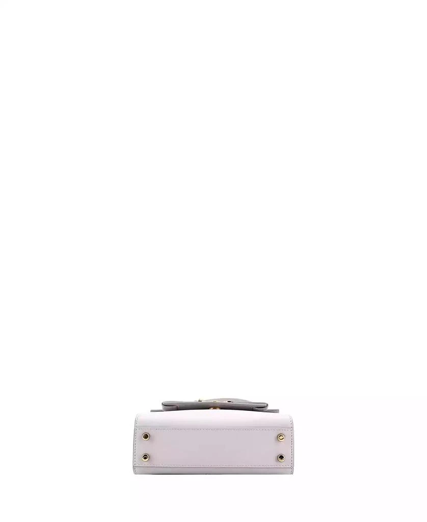 Pre-Owned Versace Small Medusa 95 Top Handle Bag Leather 4