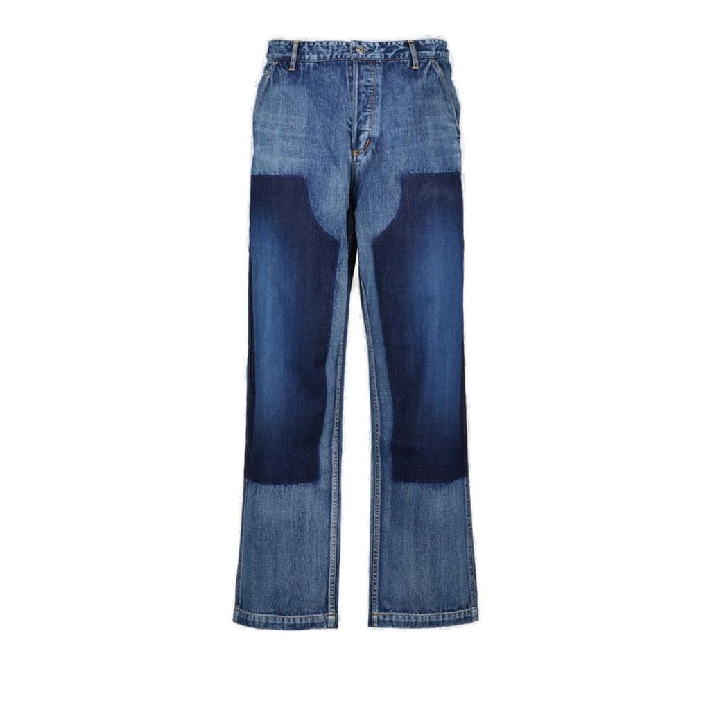 Shop Dior Homme Panelled Straight-Leg Jeans on Sale at BeyondStyle