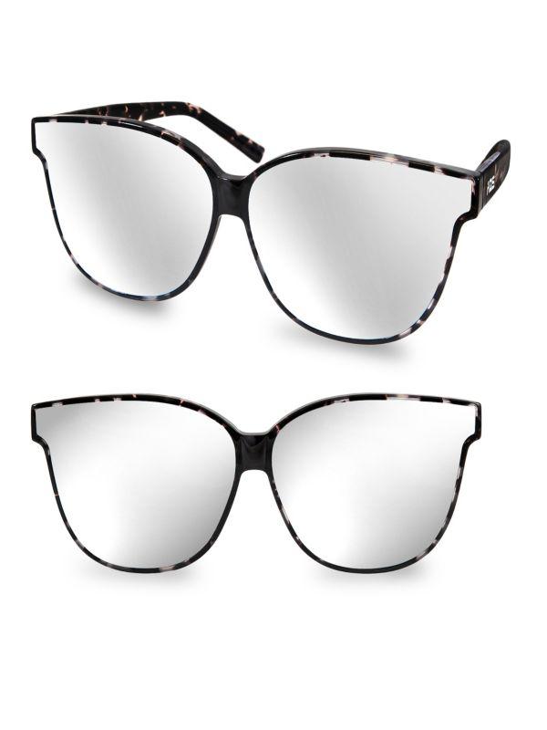 AQS IRIS 65MM Cat Eye Sunglasses
