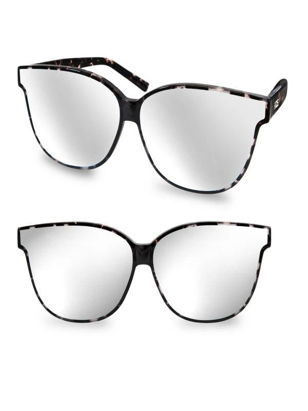 AQS IRIS 65MM Cat Eye Sunglasses 1