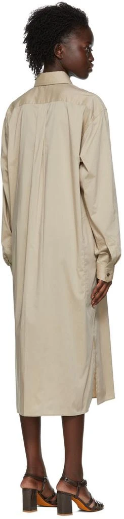 Lemaire Khaki Cotton Maxi Dress 3