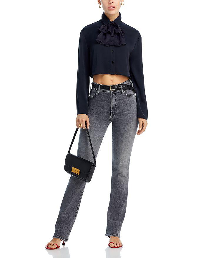 MOTHER Petites The Lil' Hustler Petites High Rise Jeans in Magic Eight Ball