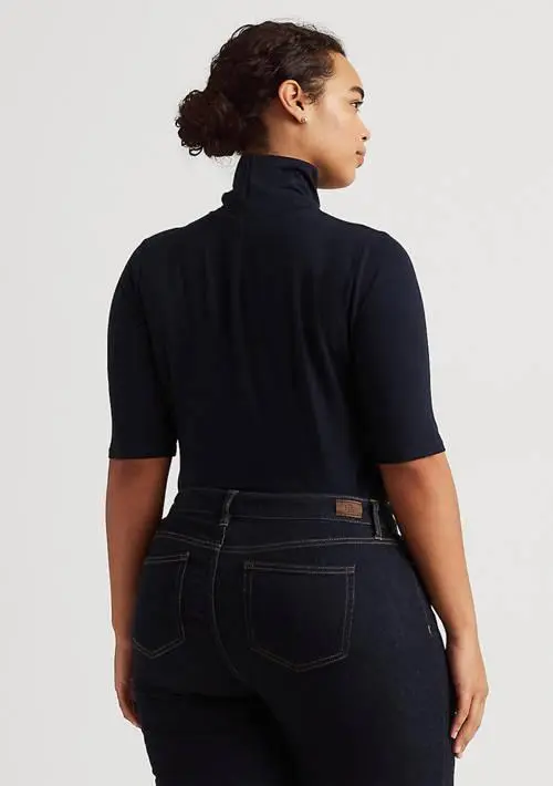 Ralph Lauren Plus Size Knit Turtleneck Sweater 2