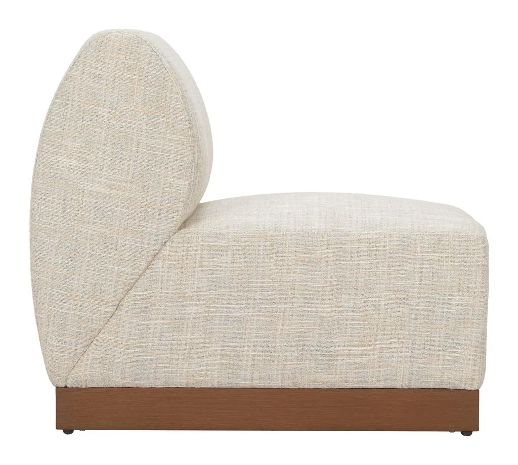 Hivvago Christy Armless Chair Beige 4
