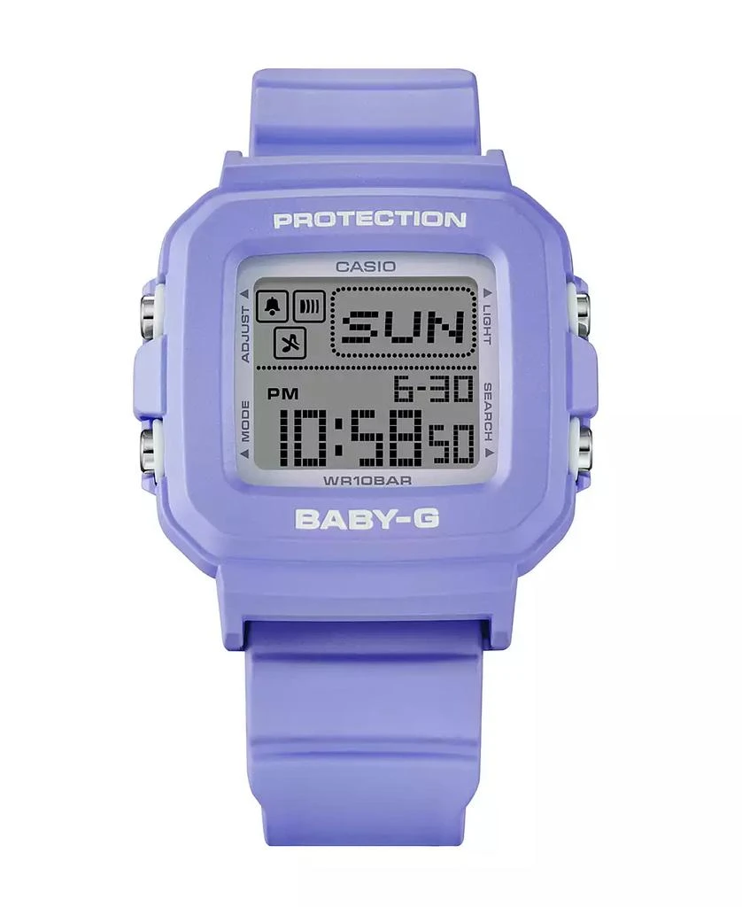 G-Shock G-Shock Women's Digital Purple Resin Watch, 39mm BGD10K-6 1