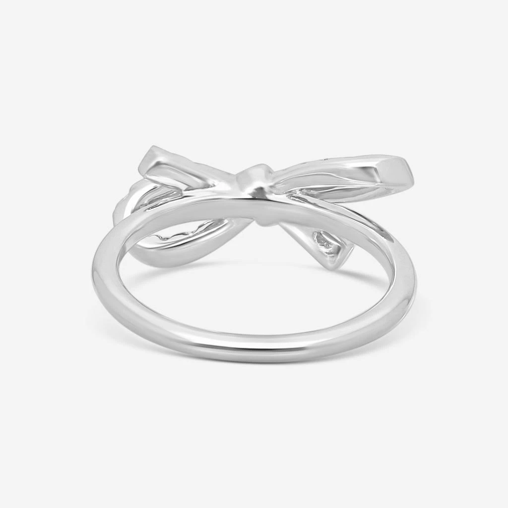 Mémoire Mémoire Presence 18K White Gold Diamond Bowtie Ring Sz. 6.5 FRBM301 4