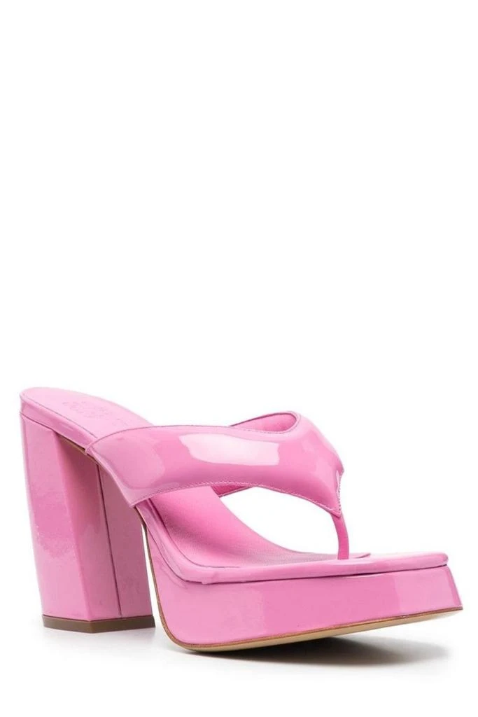 GIA BORGHINI GIA BORGHINI Gia 17 Patent Platform Sandals 2