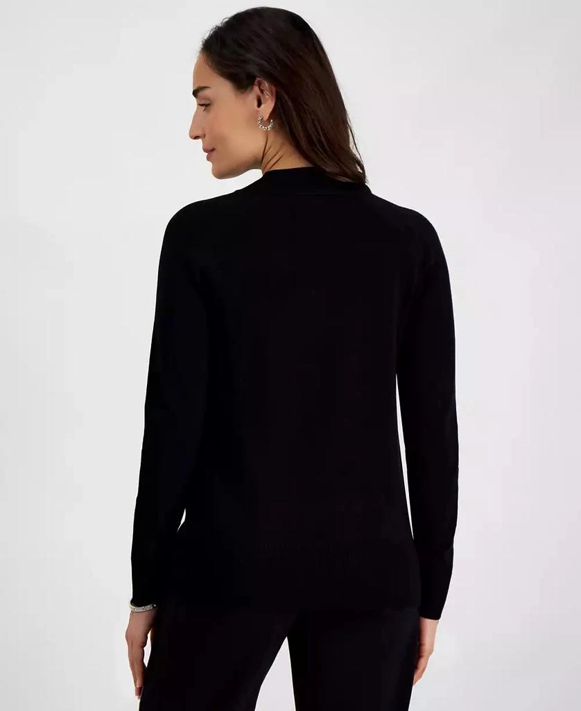 JM Collection Petite Hardware-Detail Sweater, Created for Macy's 2