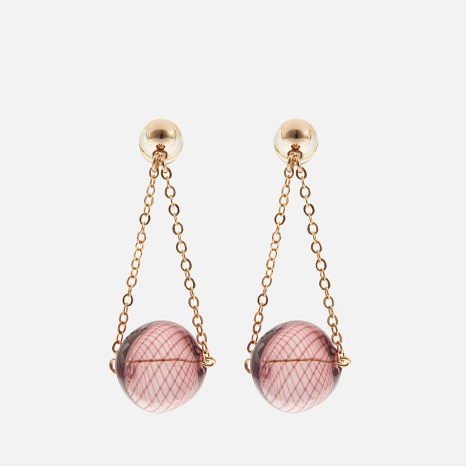 shrimps Shrimps Belle Gold-Tone Bead Earrings