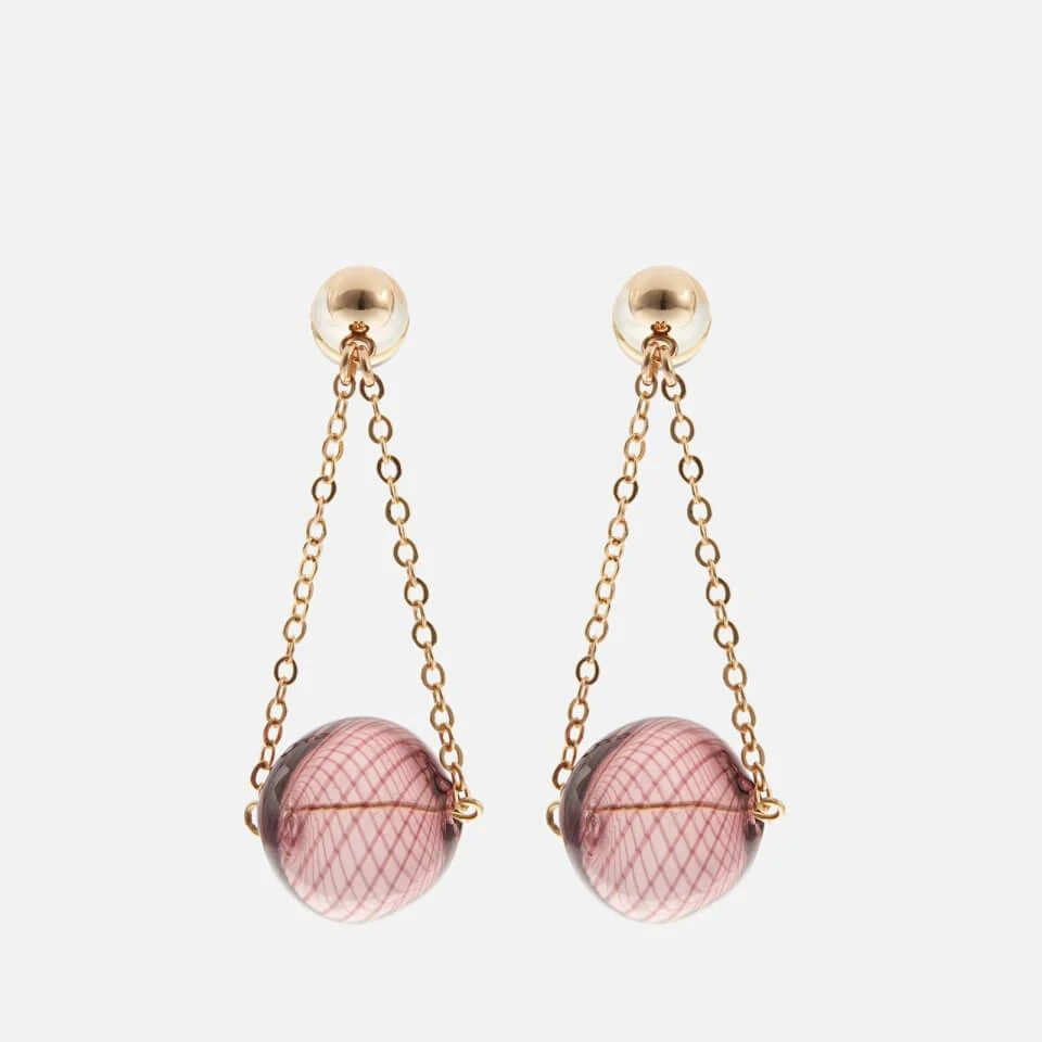 shrimps Shrimps Belle Gold-Tone Bead Earrings 1