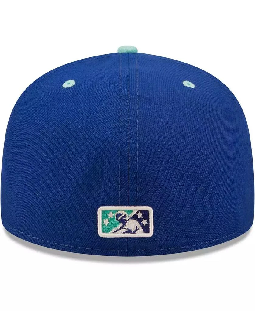 New Era Men's Blue, Mint Sonadores de Hillsboro Copa De La Diversion 59FIFTY Fitted Hat 5