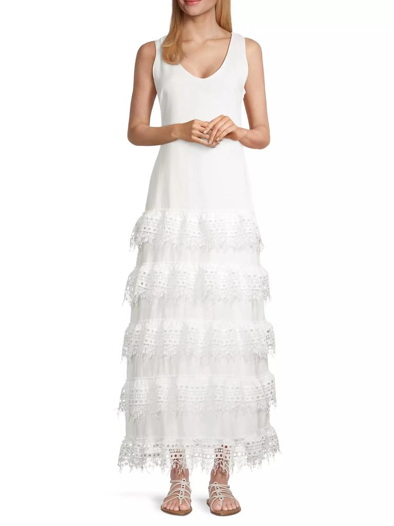 Peixoto Tessa Cotton Sleeveless Midi Dress 2