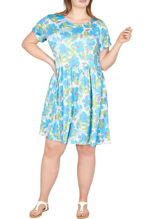Larky Lark Lark Easy Fit Dress In Whimsical Daisy 1
