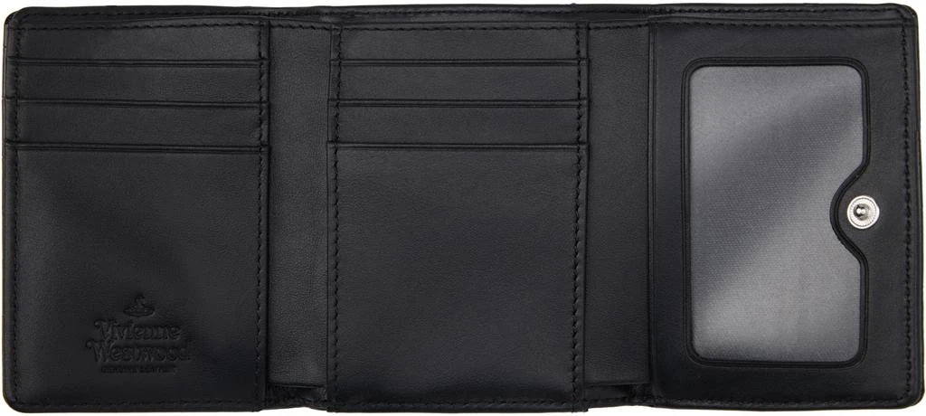 Vivienne Westwood Black Crocodile Small Frame Wallet 3