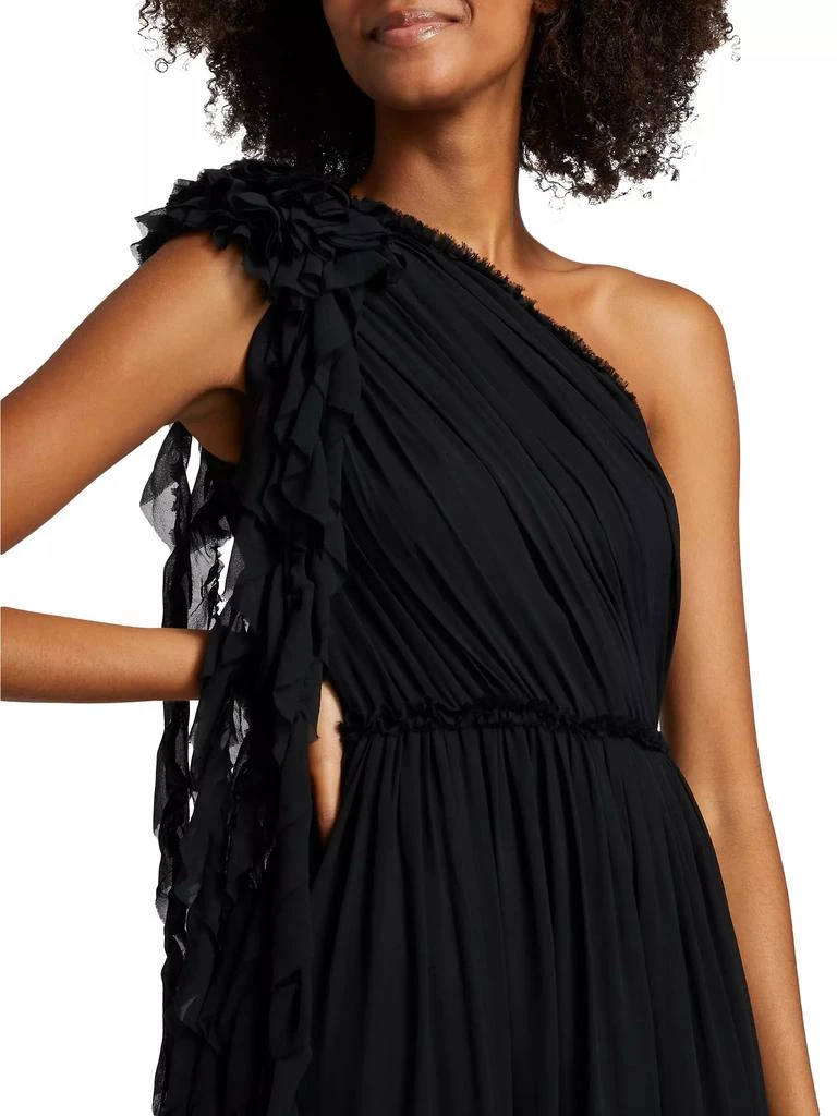 Ulla Johnson Adona Silk One-Shoulder Gown 6