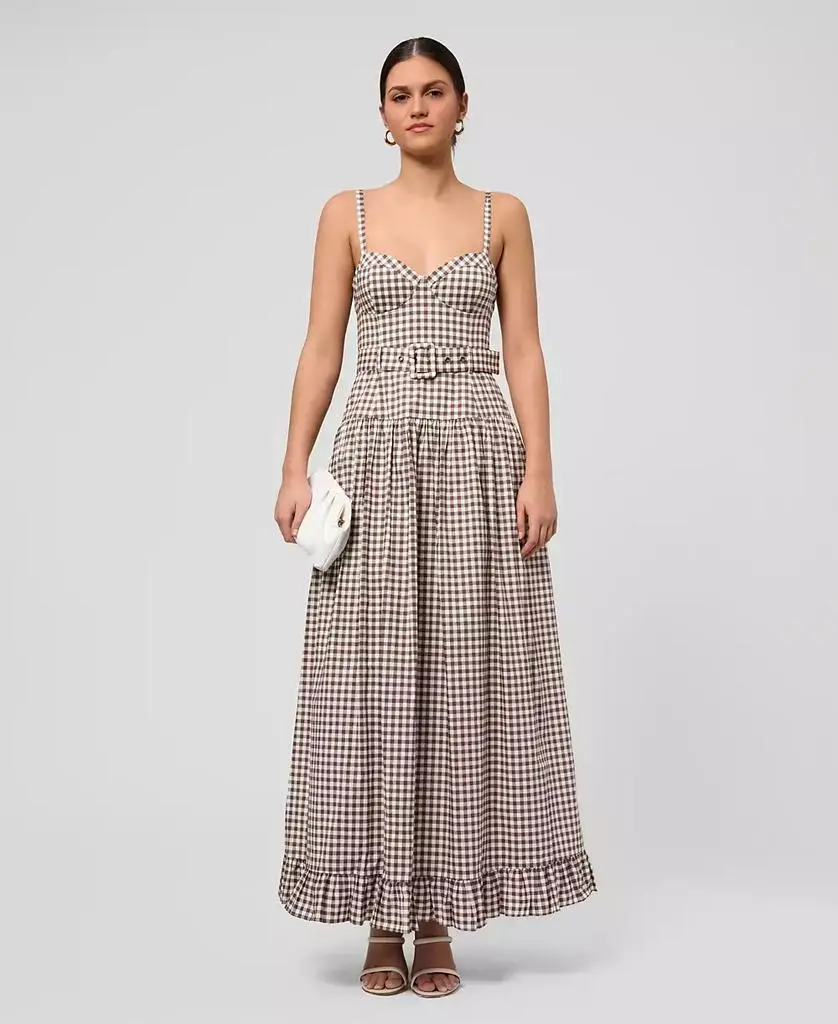 rachel roy dresses - Brown Gingham