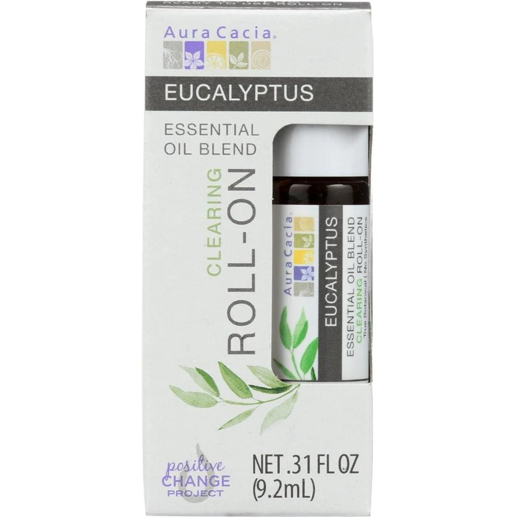 Aura Cacia 0.31 oz Eucalyptus Roll-On Essential Oil 1