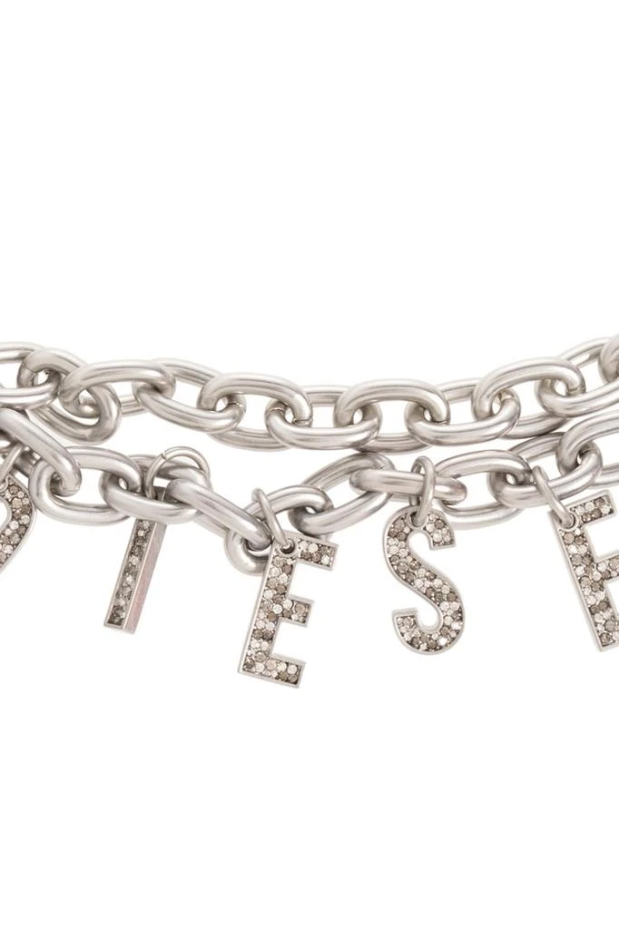 Diesel Diesel Logo-Charm Chain-Linked Belt 2