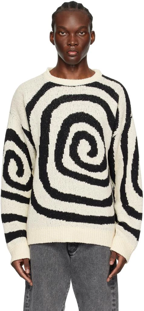 FORMA Off-White Spiral Sweater 1