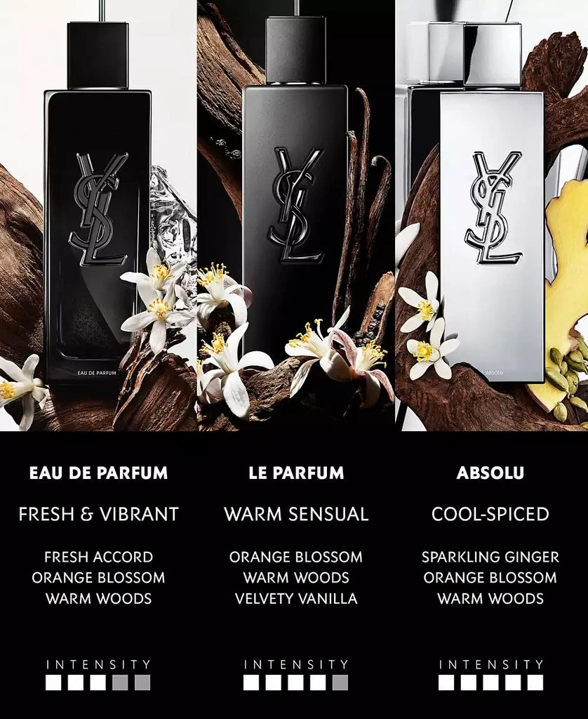 Yves Saint Laurent Men's MYSLF ABSOLU Parfum Spray, 3.3 oz. 3