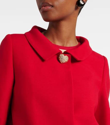 Valentino Crepe Couture embellished blazer 4