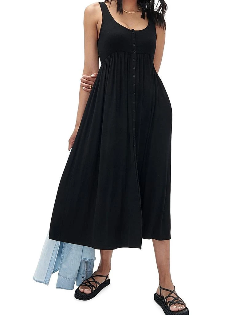 HATCH The Softest Rib Maternity Nursing Friendly Tank Dress 1