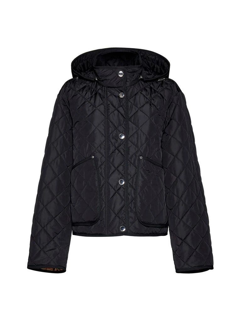 Burberry Burberry Quilted Hooded Jacket 1
