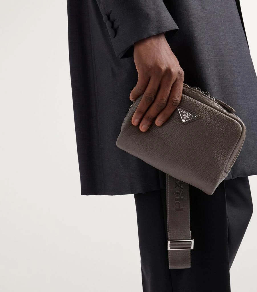Prada Saffiano Leather Shoulder Bag 6