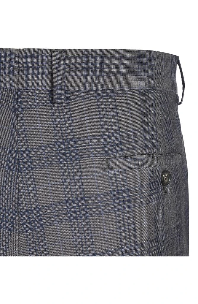 English Laundry Plaid Trim Fit Notch Lapel Two-Piece Suit 10