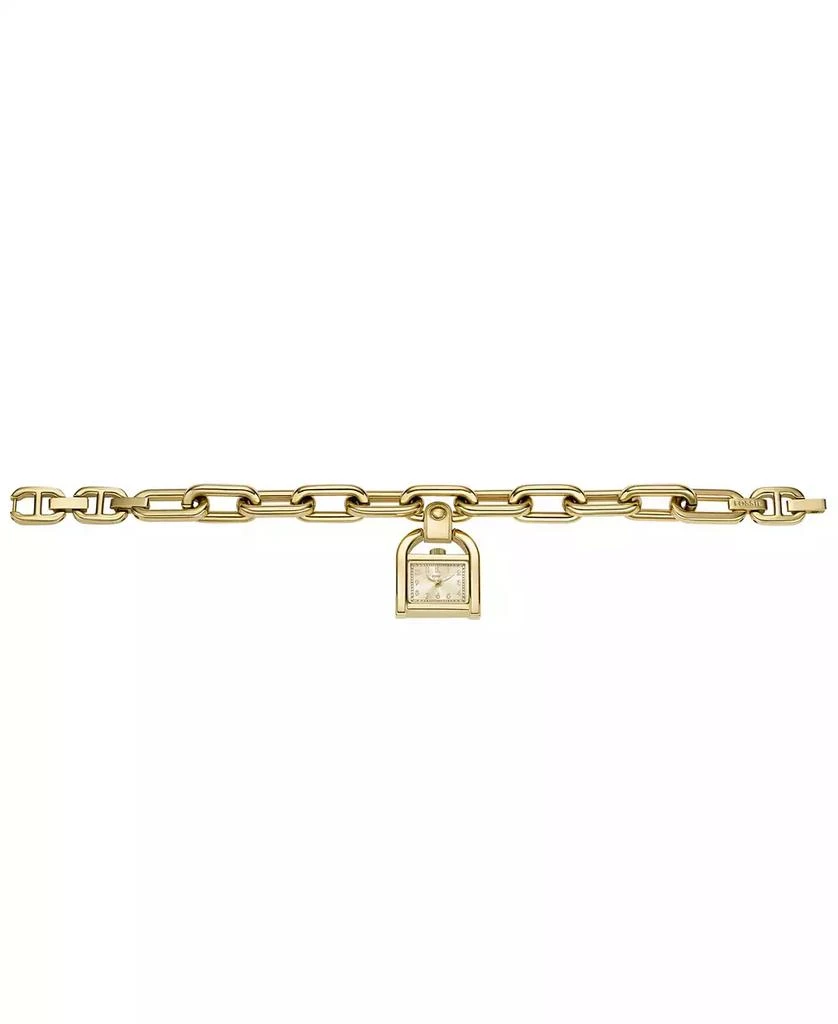 Fossil Women's Harwell Three-Hand Gold-Tone Stainless Steel Watch Charm Bracelet 21mm 4
