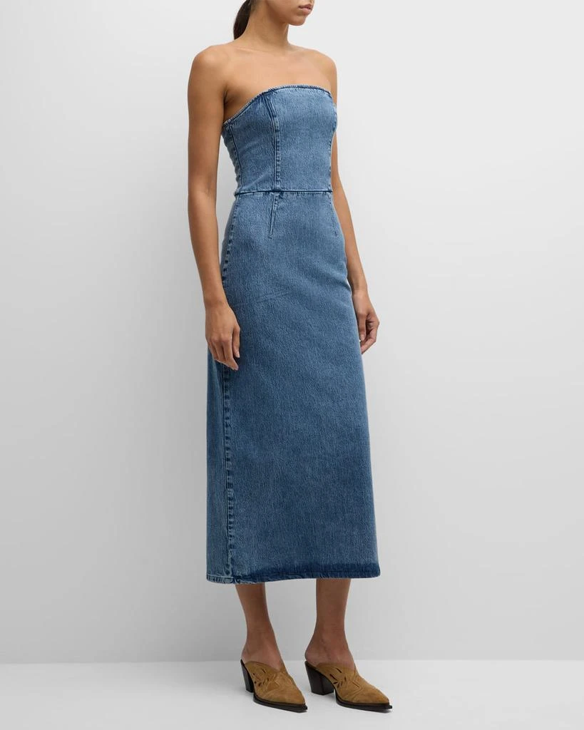 Triarchy Frenchie Strapless Denim Tube Dress 3