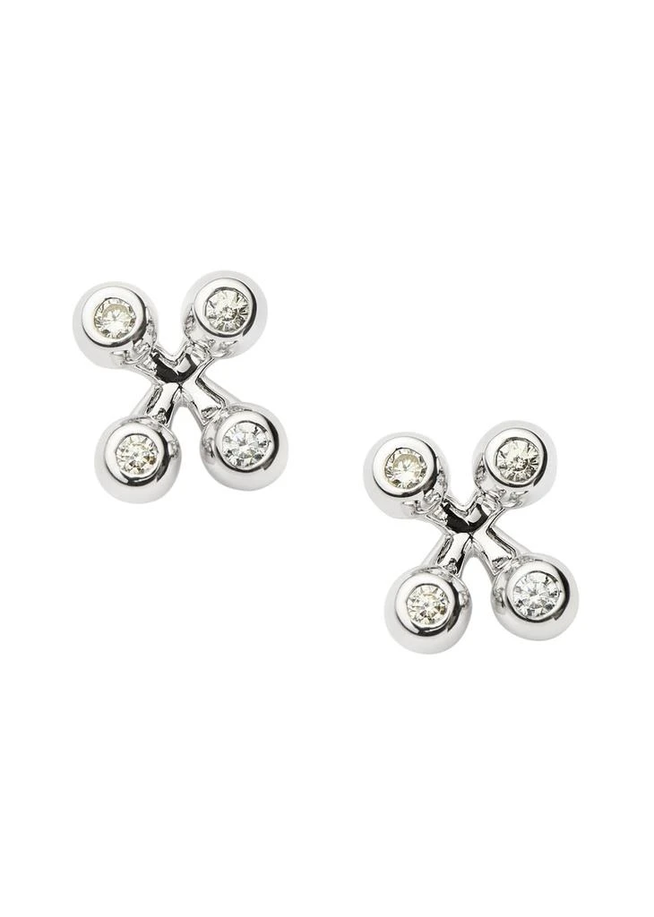 Missoma X The Flag Twins Atom sterling silver stud earrings 5