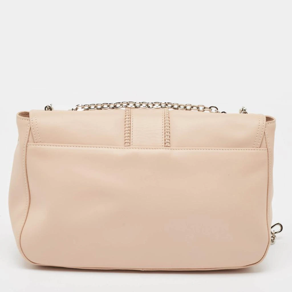 Longchamp Light Peach Leather Amazone Shoulder Bag 3