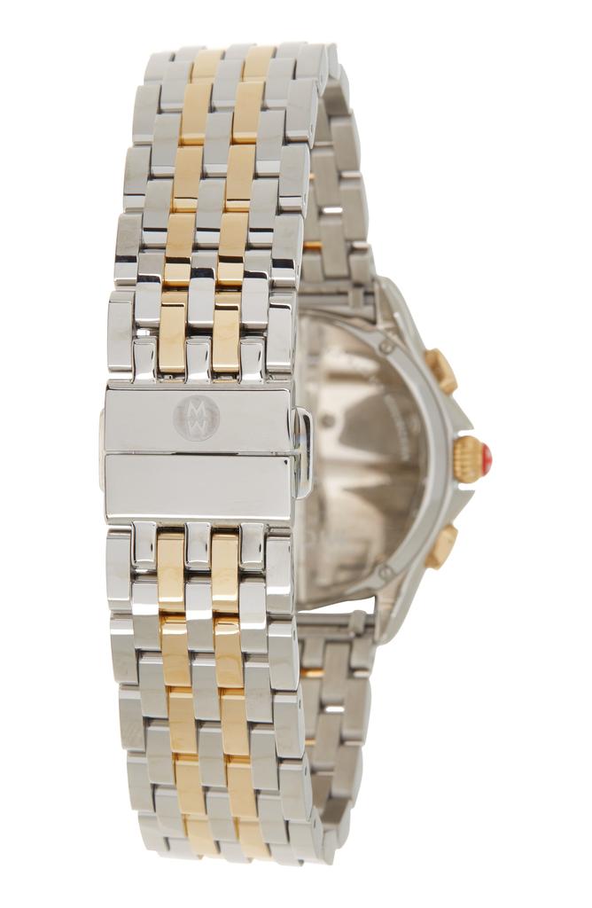 MICHELE Women's Diamond Embellished Belmore Two-Tone Bracelet Watch - 0.38 ctw