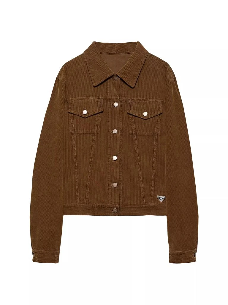 Prada Corduroy Blouson Jacket 1