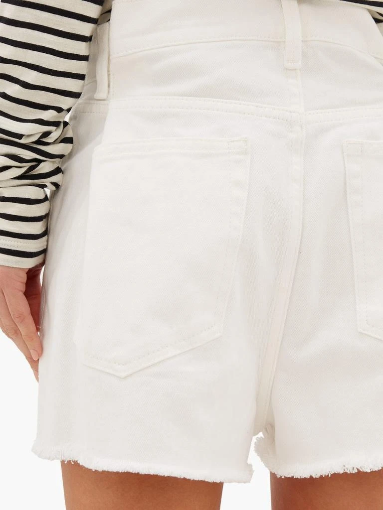 Raey Fold raw-hem denim shorts 3