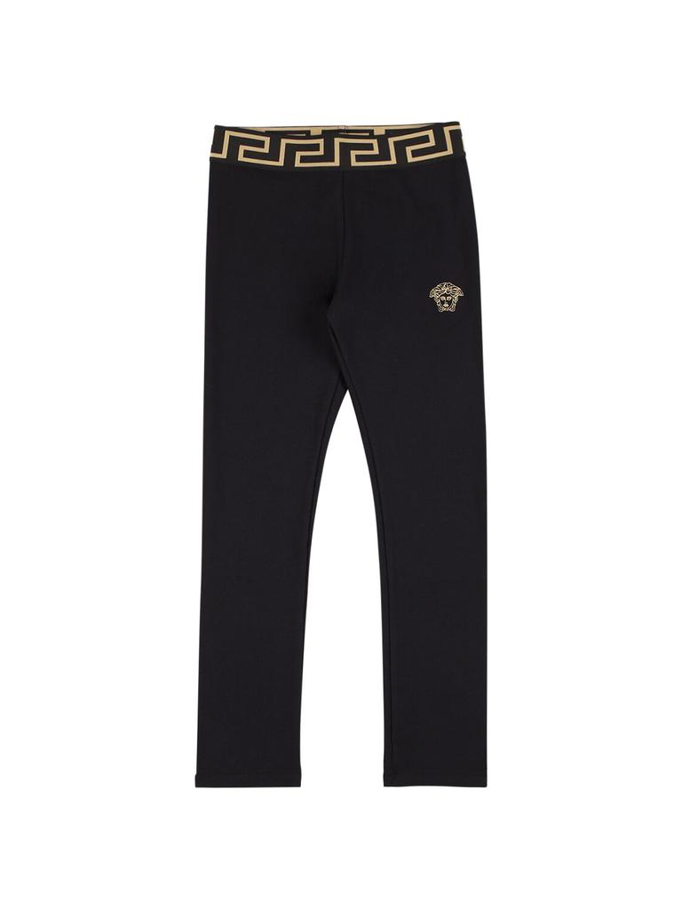 【関税＆送料込み】Versace 'La Coupe Des Dieux' Leggings Shop Versace - Coupe De Dieux Barocco Foulard Laminated