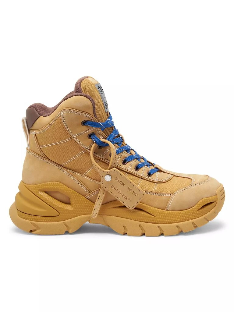 Off-White Leather High-Top Hiking Boots 1