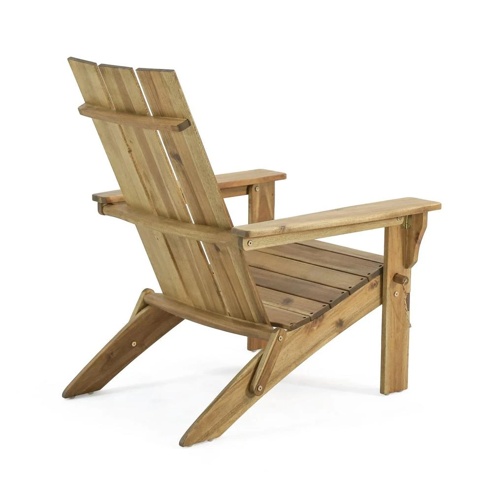 Streamdale Furniture Streamdale Folding Acacia Wood Adirondack Chair 6