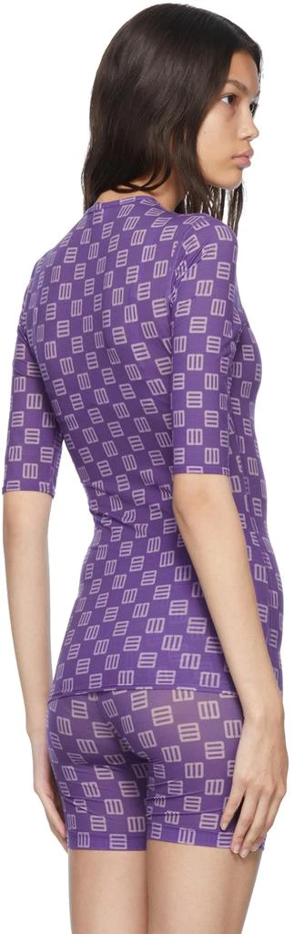 Ambush Purple Nylon Sport Top 3