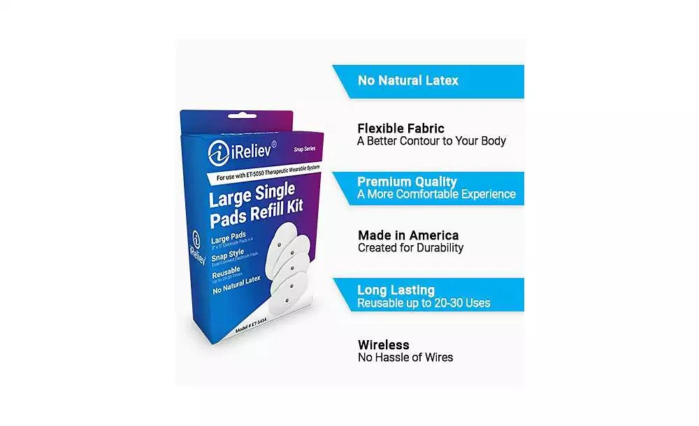 iReliev Large Single Pads Refill Kit 2